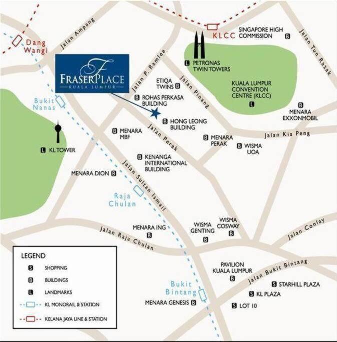 C Suites Jalan Perak Kuala Lumpur Zewnętrze zdjęcie